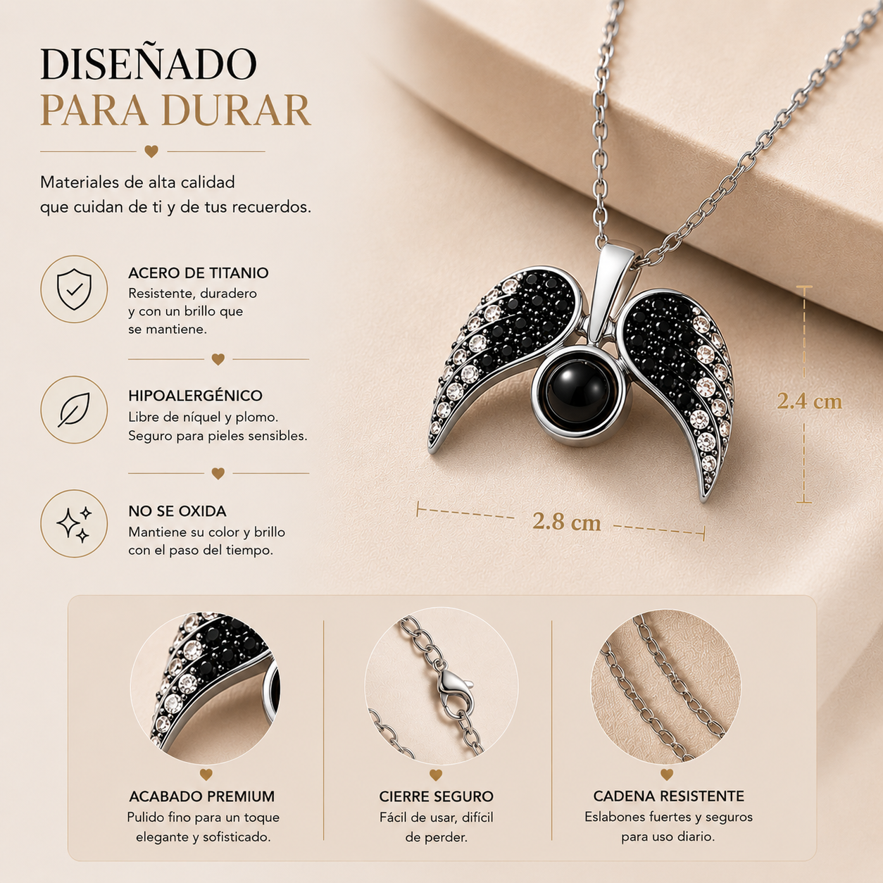 Collar con Foto Secreta Proyectable